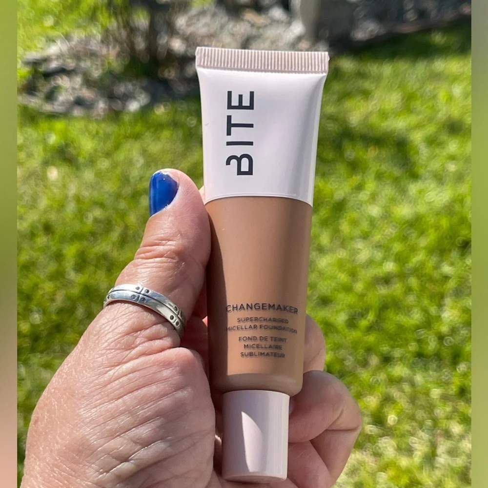 BITE BEAUTY Changemaker Foundation In T130 Tan with Warm Golden Undertone